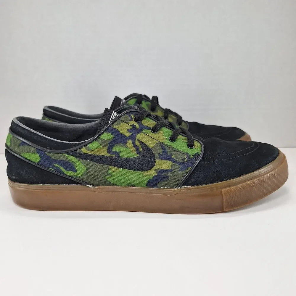 Nike Zoom Stefan Janoski ERDL Mens Size 11.5 Black Camo 633300-031 Shoes